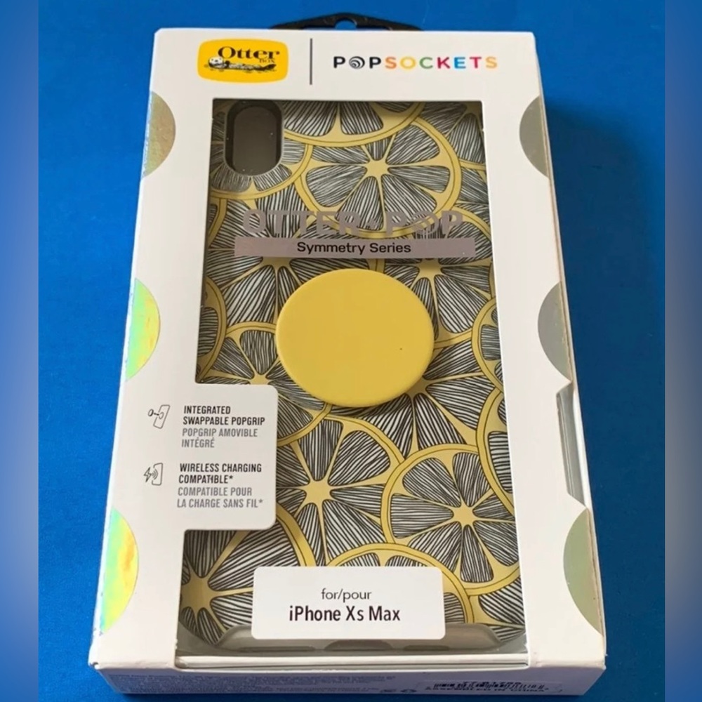 iPhone XS Max - Otterbox Otter+Pop Symmetry Case (LEMON)